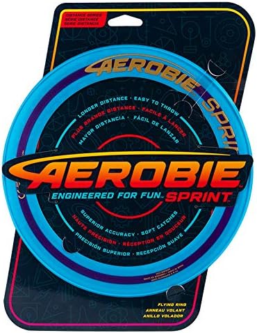 Aerobie 10 Inch Sprint Ring Outdoor Flying Disc - Colors May Vary, Assorted