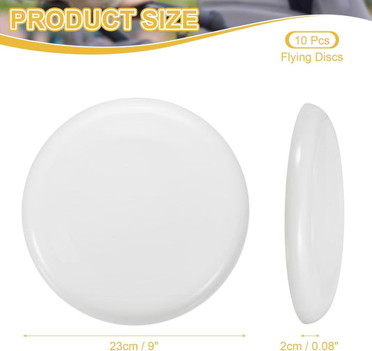 PATIKIL Flying Disc, Colorful Plastic Flying Disk Flyer for Outdoor Sports Training Playing Lawn Game