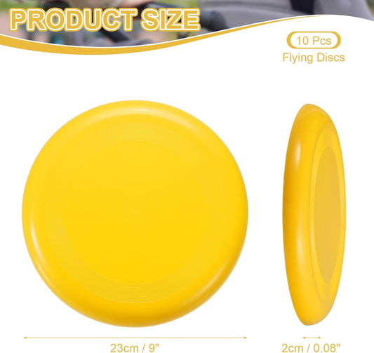 PATIKIL Flying Disc, Colorful Plastic Flying Disk Flyer for Outdoor Sports Training Playing Lawn Game