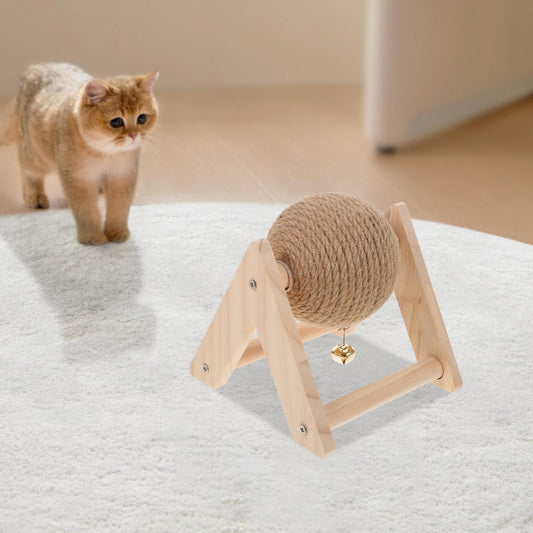 ABOOFAN Cat Scratcher Ball Rabbit Scratching Ball for Claw Grinding