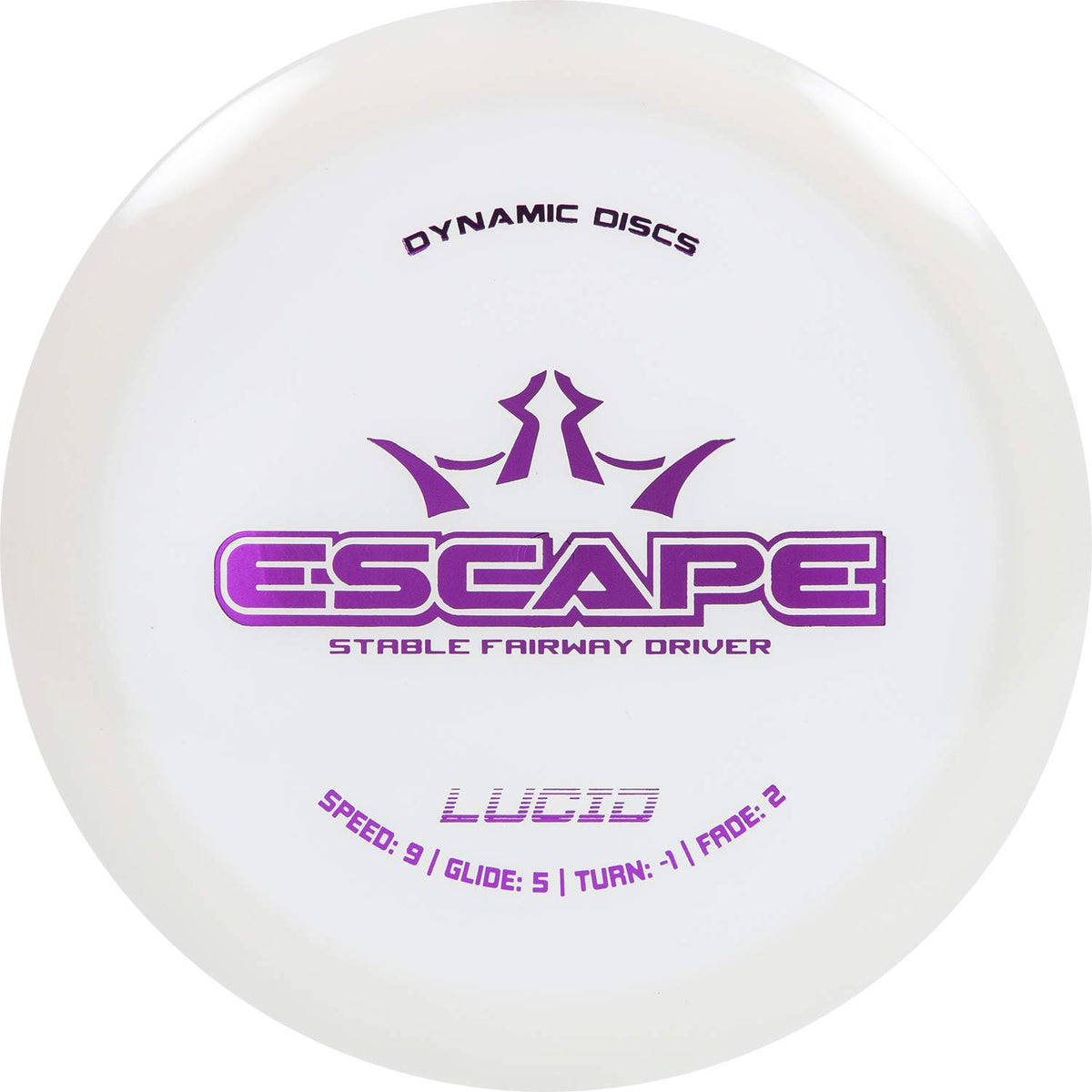 Dynamic Discs Lucid Escape, Slightly Overstable Fairway Driver, 170g