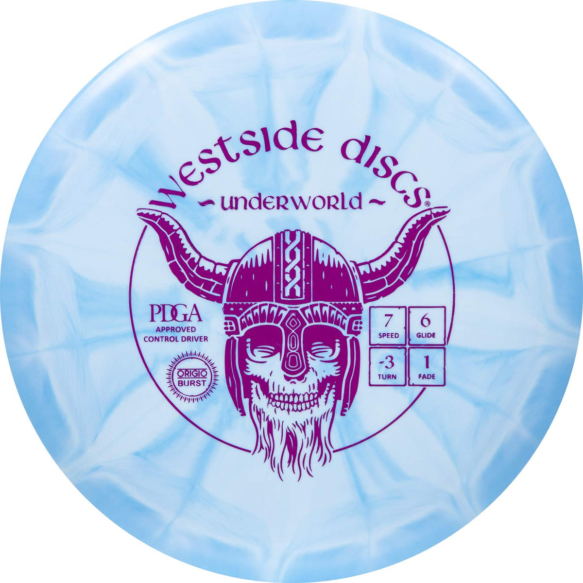 Westside Discs Origio Burst Underworld, Understable Fairway Driver, 170g