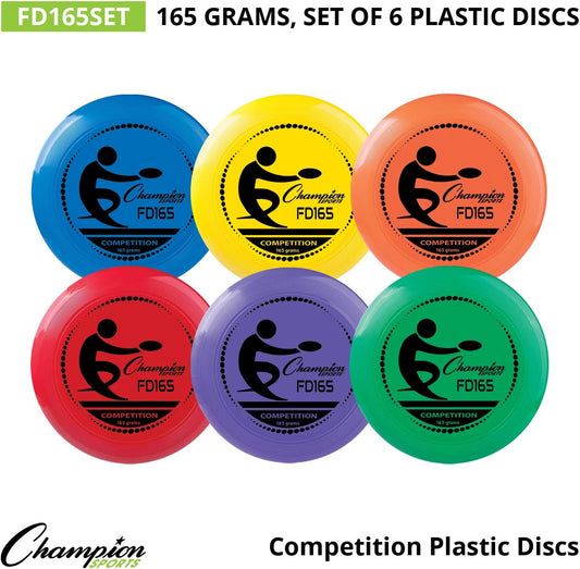 Champion Sports Competition Plastic Discs, Assorted Color