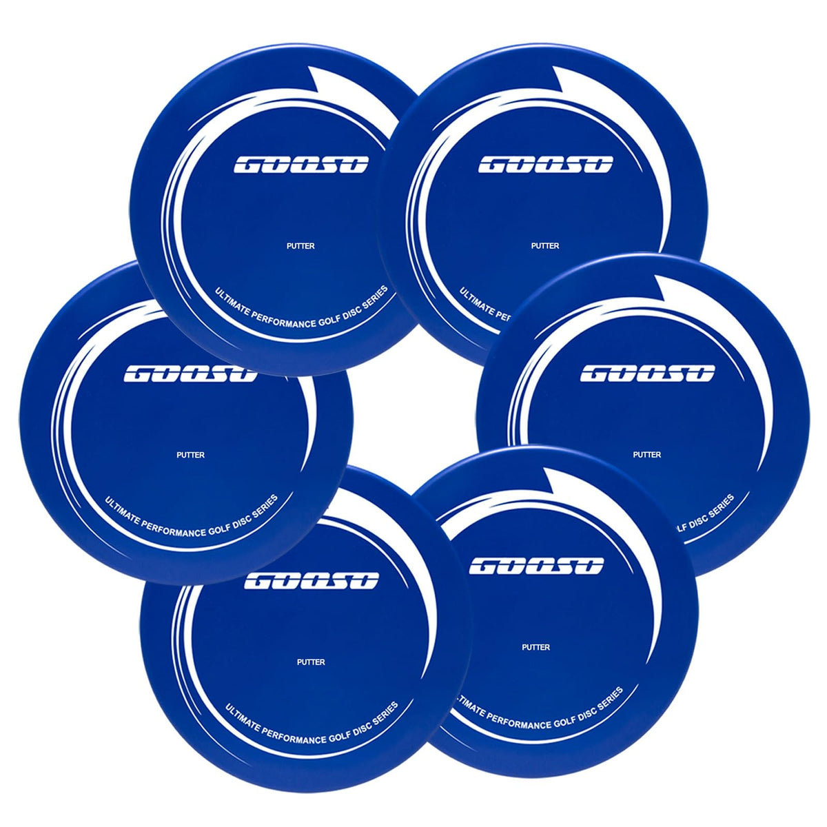 Disc Golf Mid Range Flying Golf Discs Set of 6 for Beginners DIY Your Discs