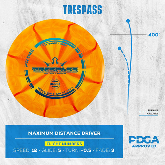 Dynamic Discs Prime Burst Disc Golf Set, 5-Pack, Judge, Truth
