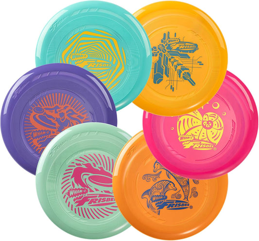 Frisbee Go Flying Disc, 9 Inch Lightweight Sports Disc for Beginners Outdoor Beach Backyard Lawn Park Camping Family Activity Game - 70g