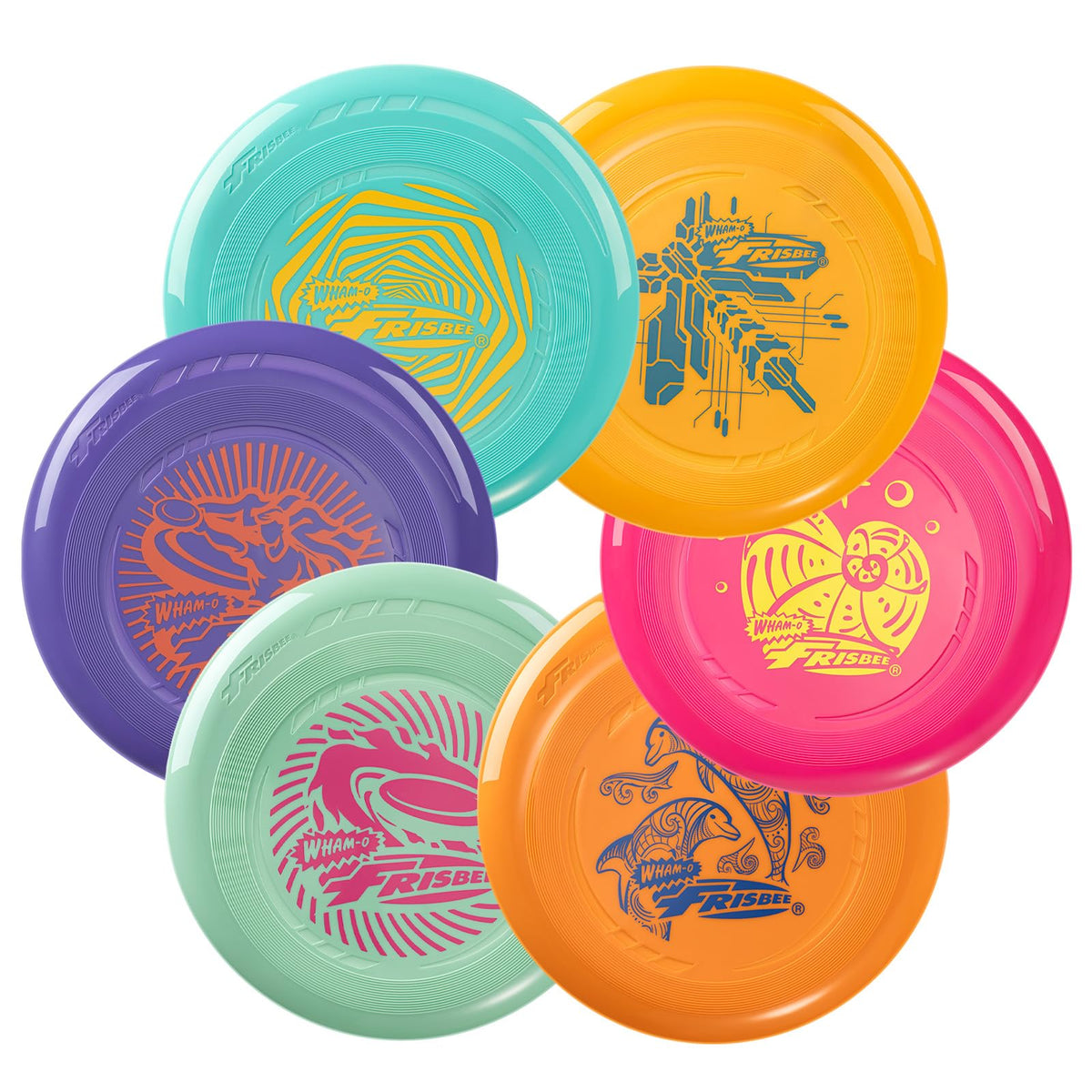 Frisbee Go Flying Disc, 9 Inch Lightweight Sports Disc for Beginners Outdoor Beach Backyard Lawn Park Camping Family Activity Game - 70g