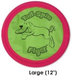 Booda 3 Pack of Tail-Spin Flyer Dog Toys, 10-Inch