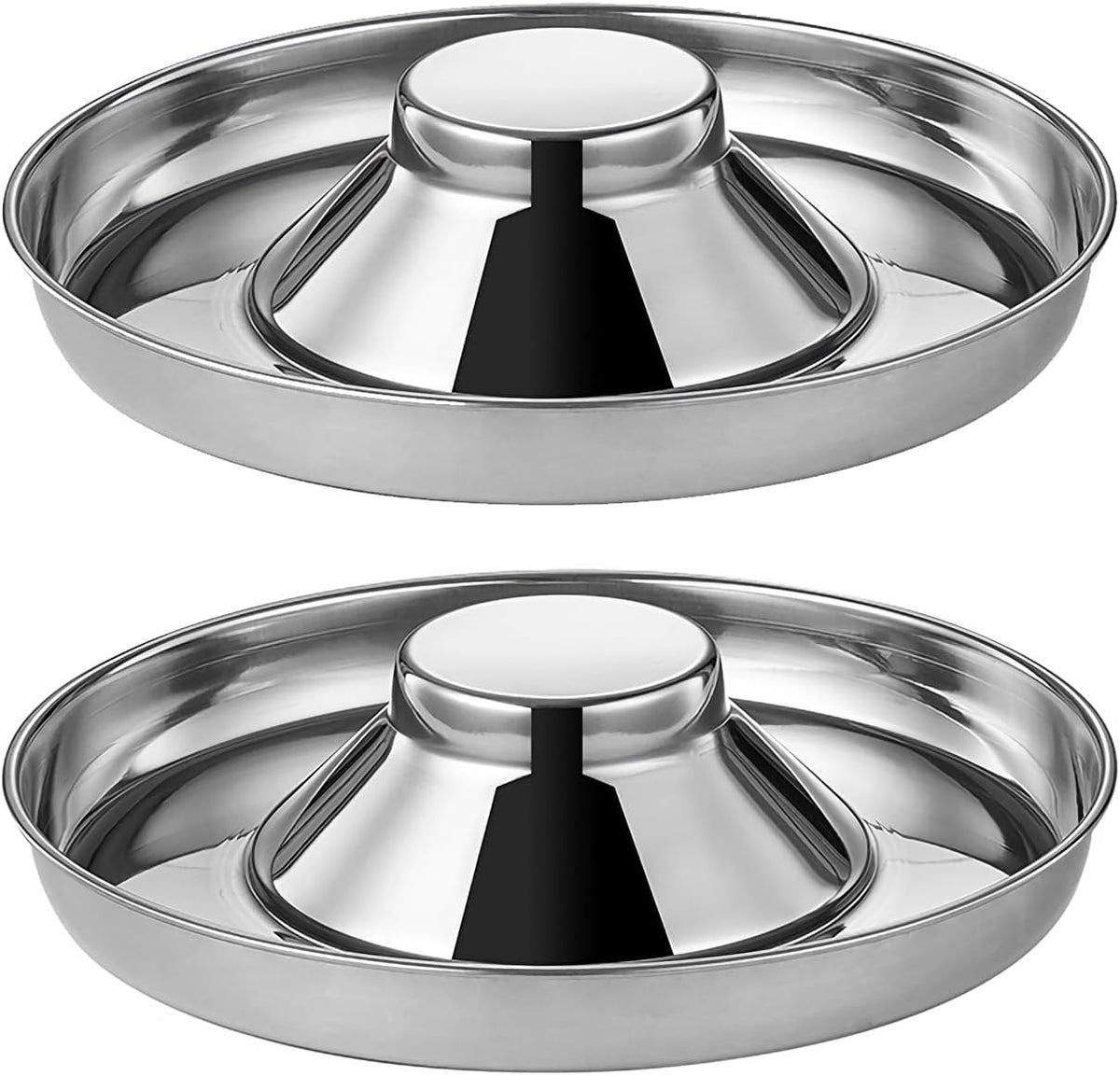 Stainless Steel Dog Bowls, Thickened Durable Replacement Bowls