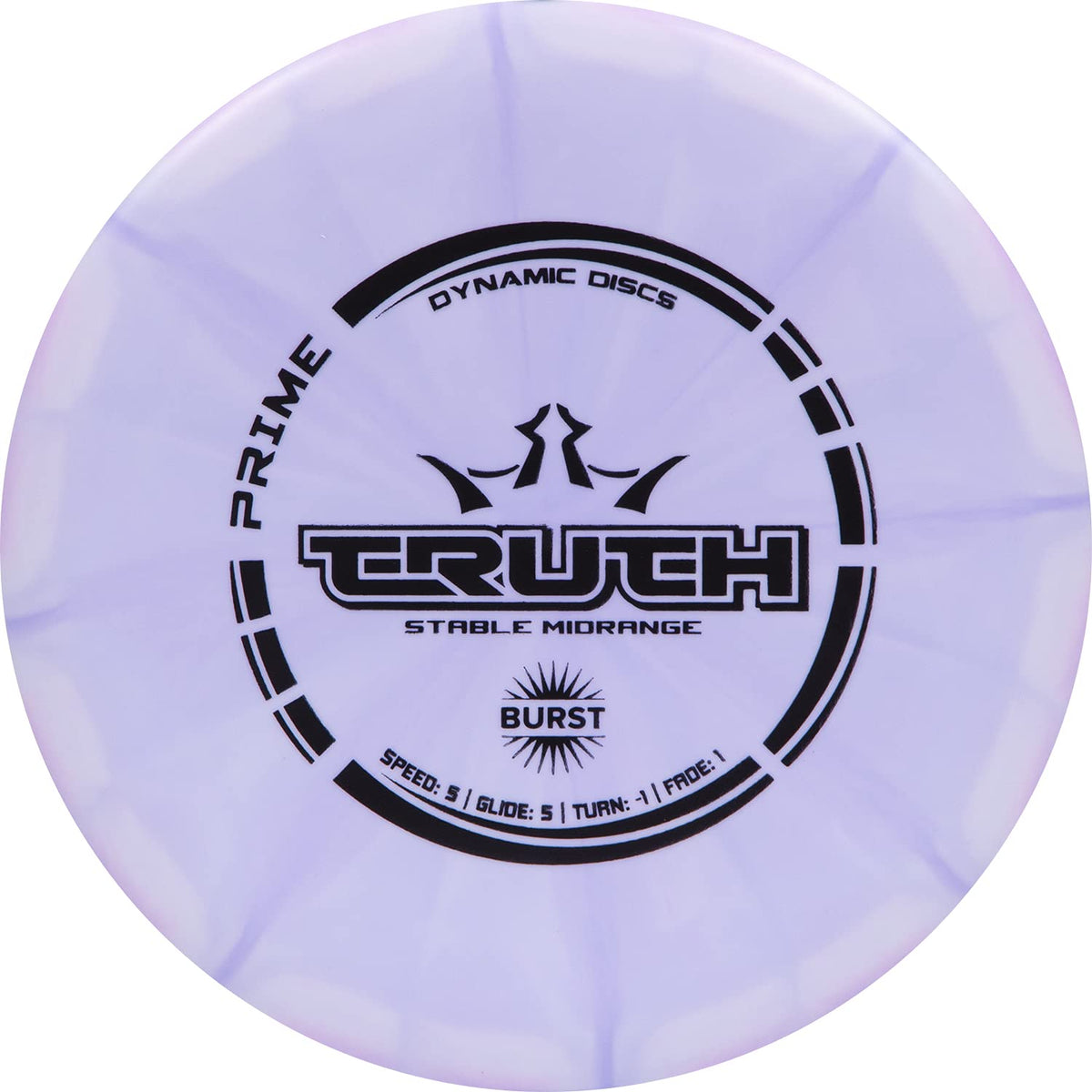 Dynamic Discs Prime Burst Truth, Stable Disc Golf Midrange, 173-176g
