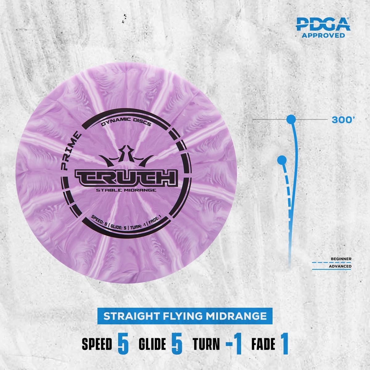 Dynamic Discs Prime Burst Disc Golf Starter Set, 3-Pack, Judge, Truth