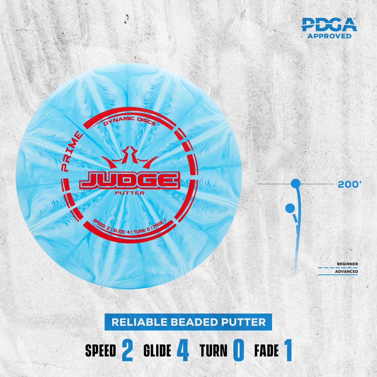 Dynamic Discs Prime Burst Disc Golf Starter Set, 3-Pack, Judge, Truth
