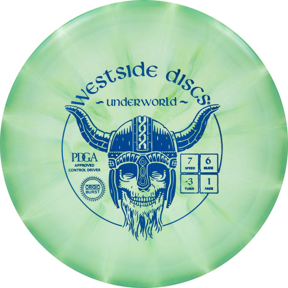 Westside Discs Origio Burst Underworld, Understable Fairway Driver, 170g