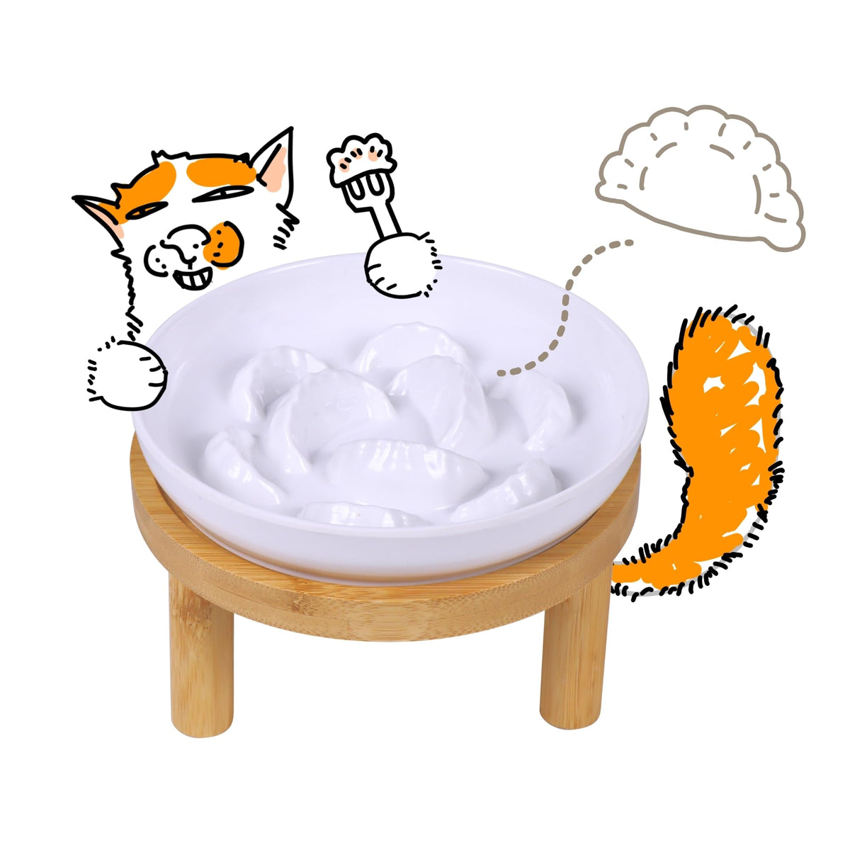 Unbreakable Slow Feeder Bowl for Cats and Small Dogs- Cat Plates for Wet & Dry Food- Melamine Puzzle Cat Bowl for Slow Eating- Whisker Friendly & Dishwasher Safe & Non Slip Design -(Green,6.3'W*1.5H')