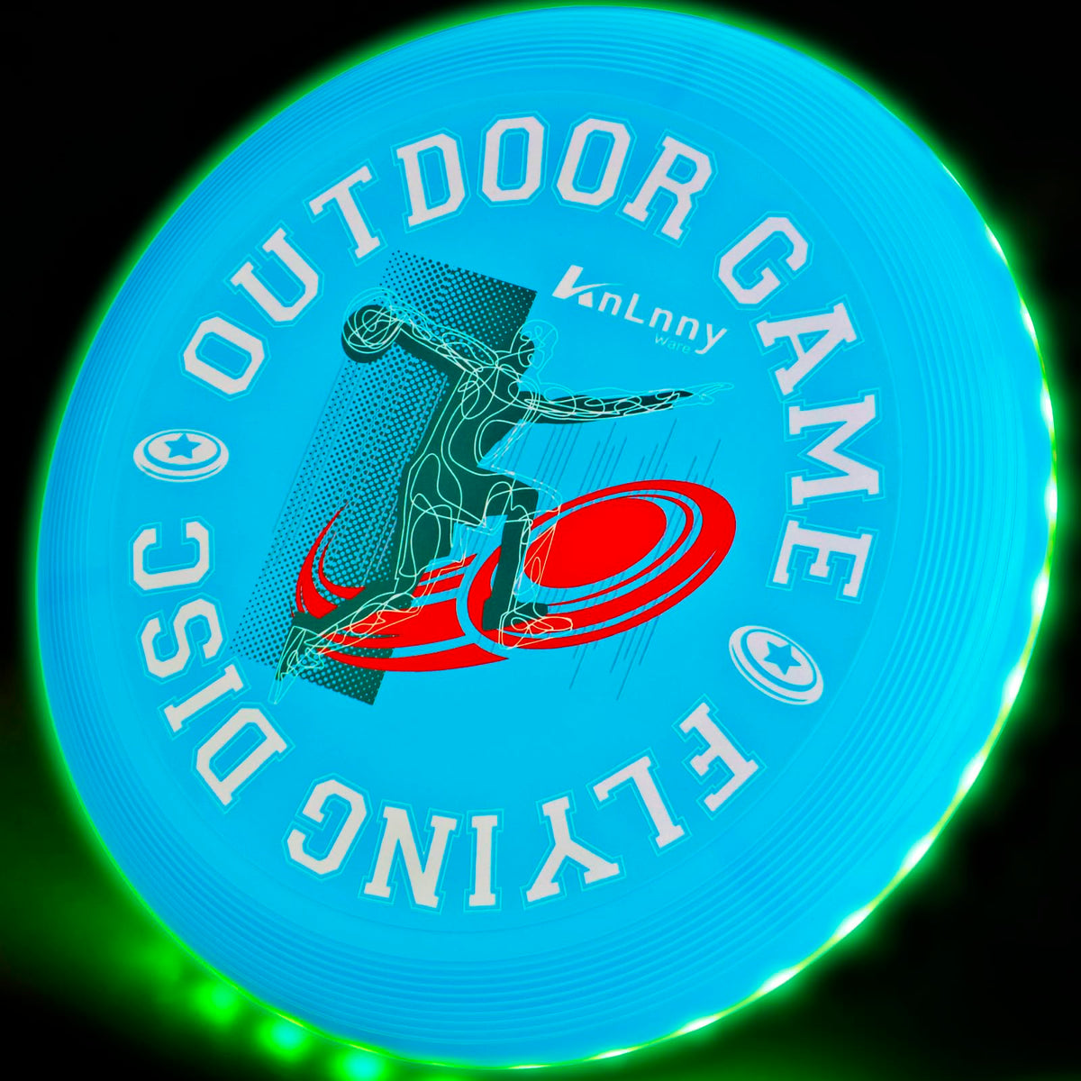 KnLnny Ware LED Flying Disc for Outdoor Games