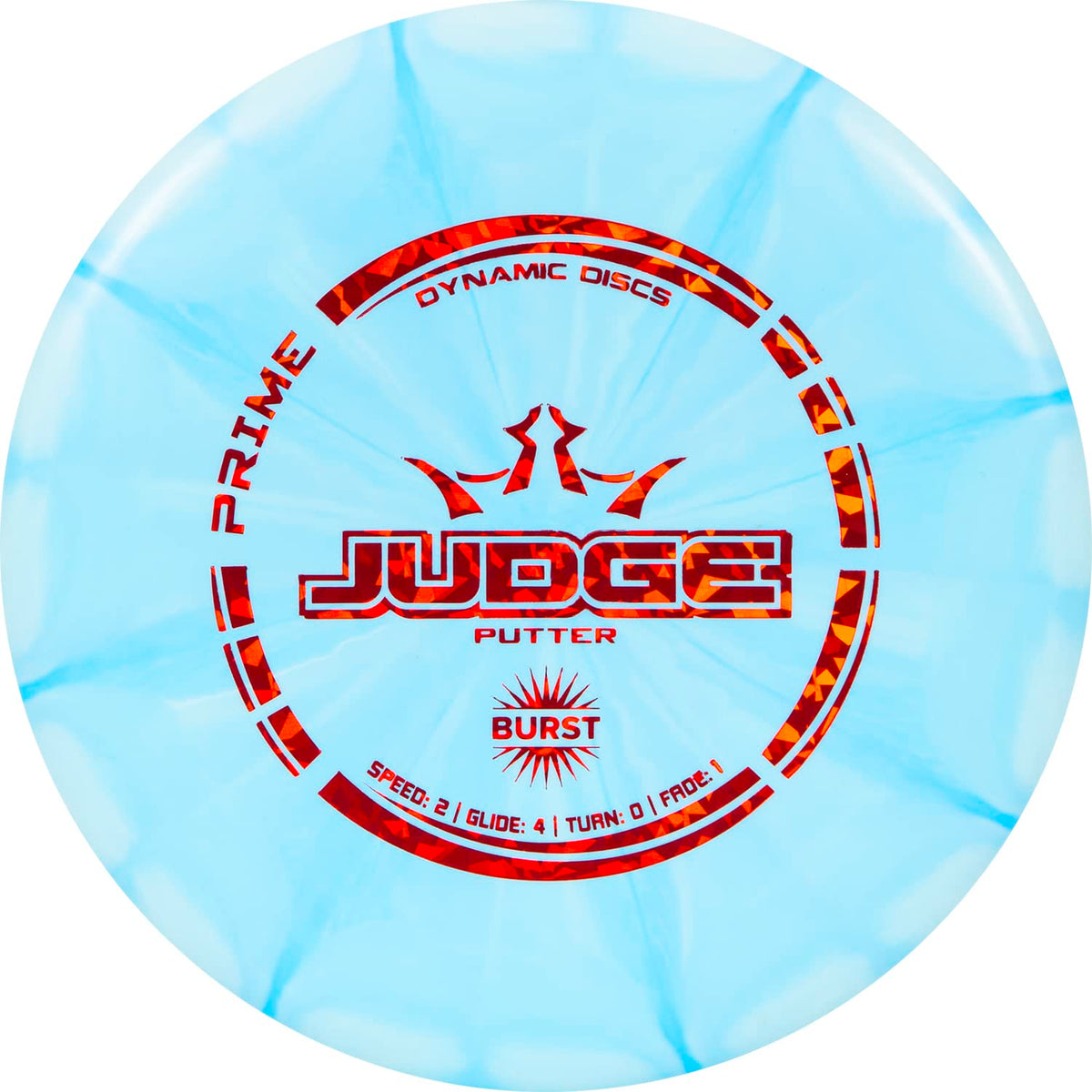 Dynamic Discs Prime Burst Judge, Stable Disc Golf Putter, Pink, 170g
