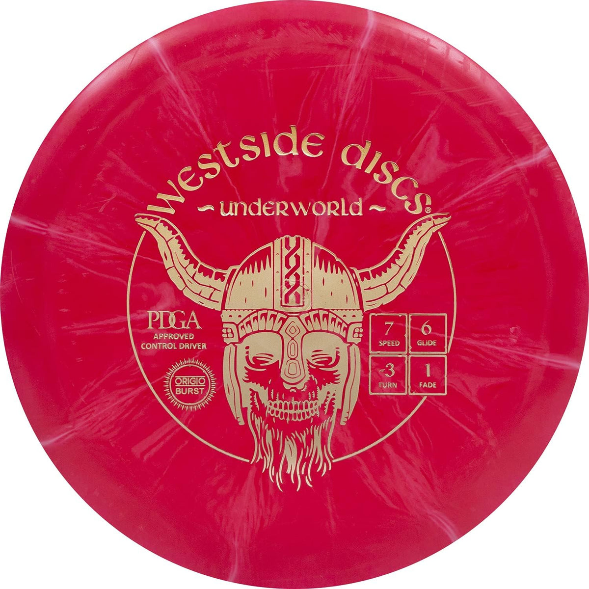 Westside Discs Origio Burst Underworld, Understable Fairway Driver, 170g
