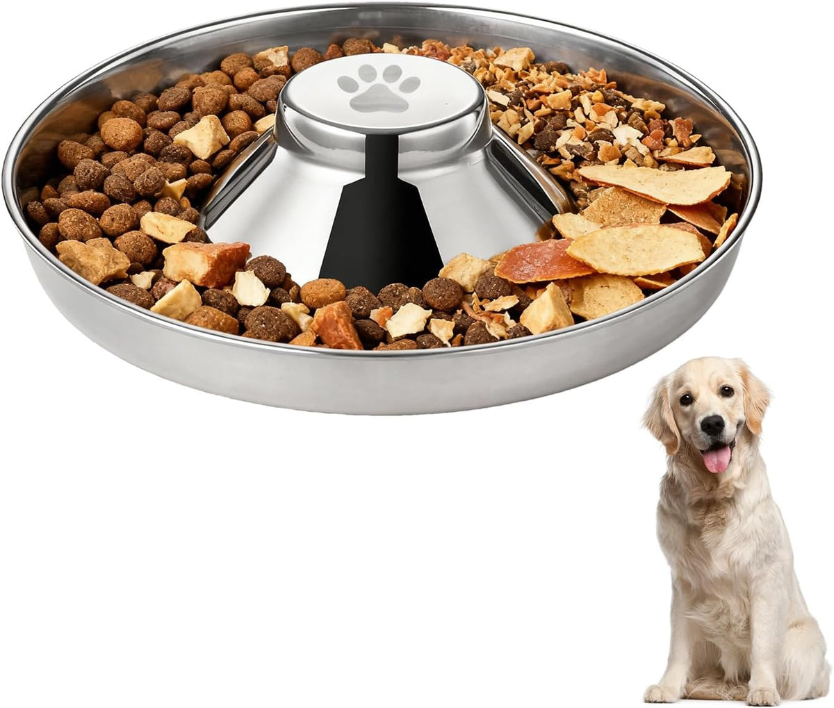 Stainless Steel Dog Bowls, Thickened Durable Replacement Bowls