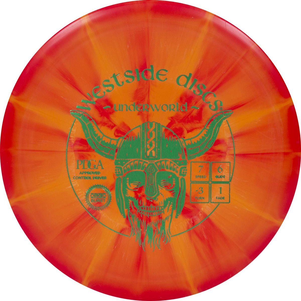 Westside Discs Origio Burst Underworld, Understable Fairway Driver, 170g