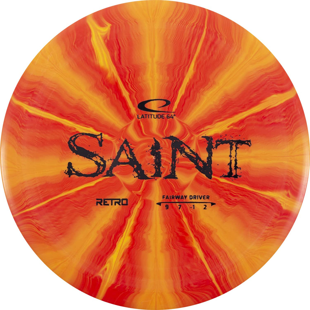 Latitude 64 Retro Saint, Slightly Overstable Disc Golf Fairway Driver, 170g