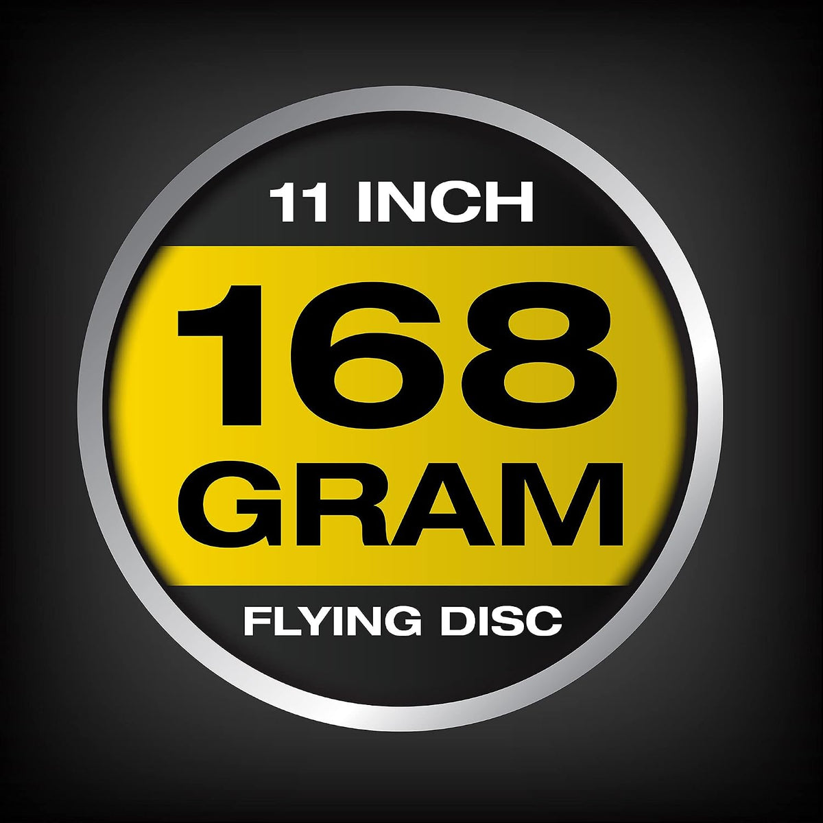 Kan Jam Ultimate Disc Golf Frisbee - Official Size Disc Golf Disc with Light Up Frisbee Options for Outdoor Games, Yellow