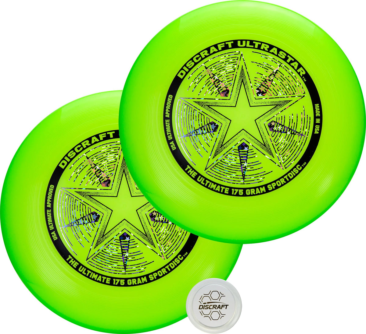Discraft Ultrastar Ultimate Discs 1 & 2 Packs, Standard Size, for Competitive & Casual Play