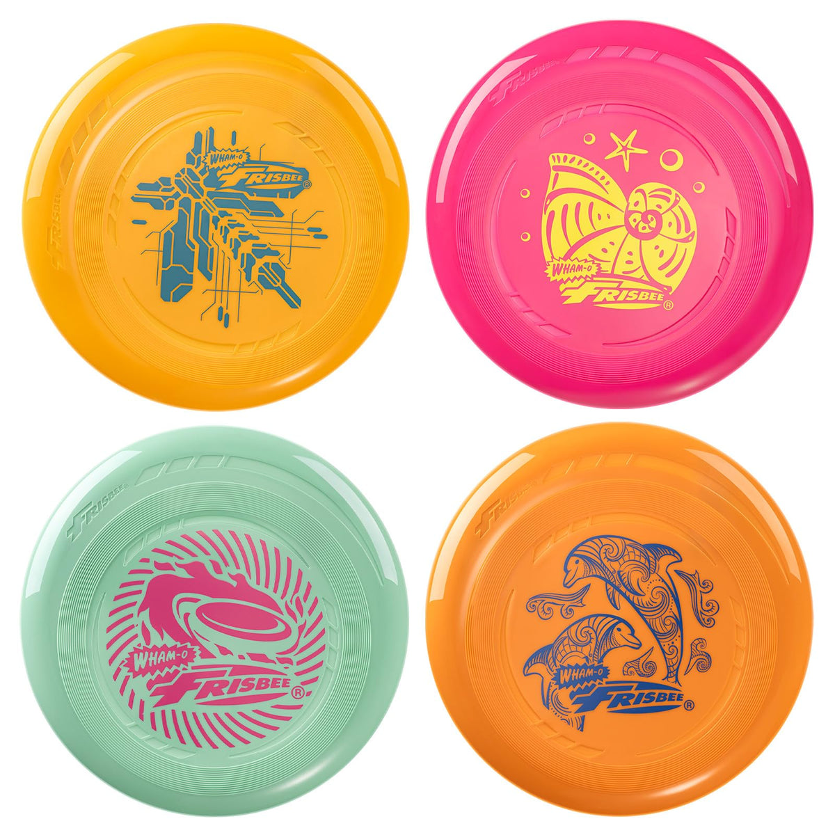 Frisbee Go Flying Disc, 9 Inch Lightweight Sports Disc for Beginners Outdoor Beach Backyard Lawn Park Camping Family Activity Game - 70g