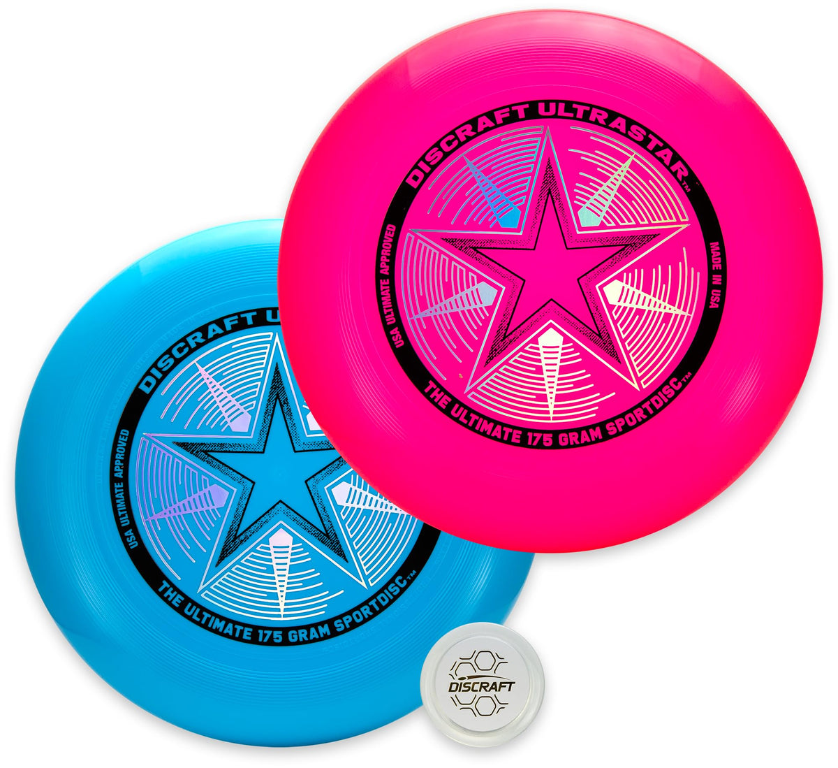 Discraft Ultrastar Ultimate Discs 1 & 2 Packs, Standard Size, for Competitive & Casual Play
