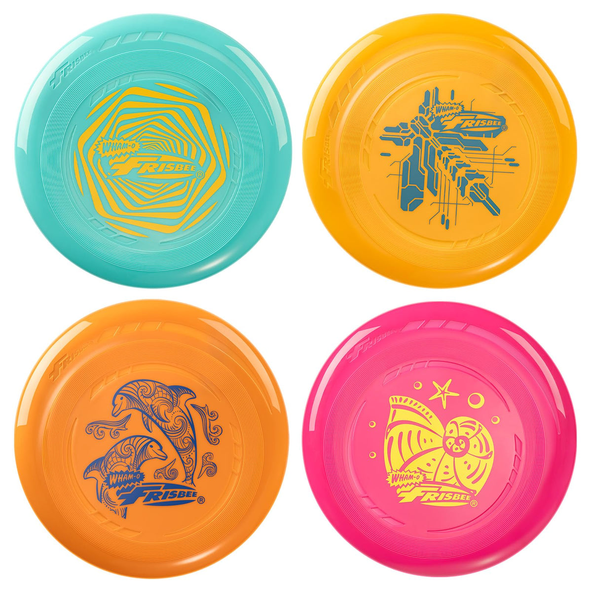 Frisbee Go Flying Disc, 9 Inch Lightweight Sports Disc for Beginners Outdoor Beach Backyard Lawn Park Camping Family Activity Game - 70g