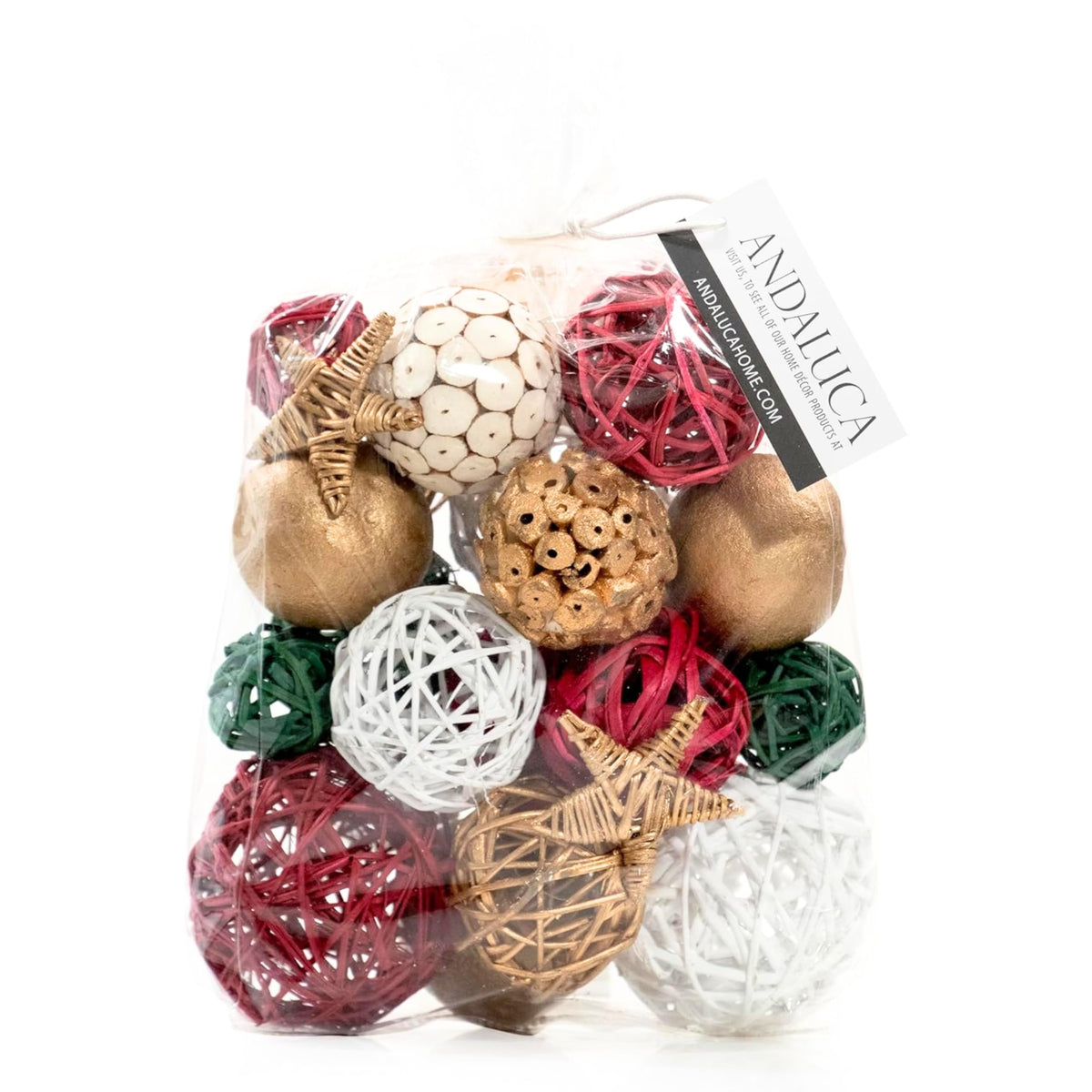 ANDALUCA Decorative Balls Orbs Bag (Beige)