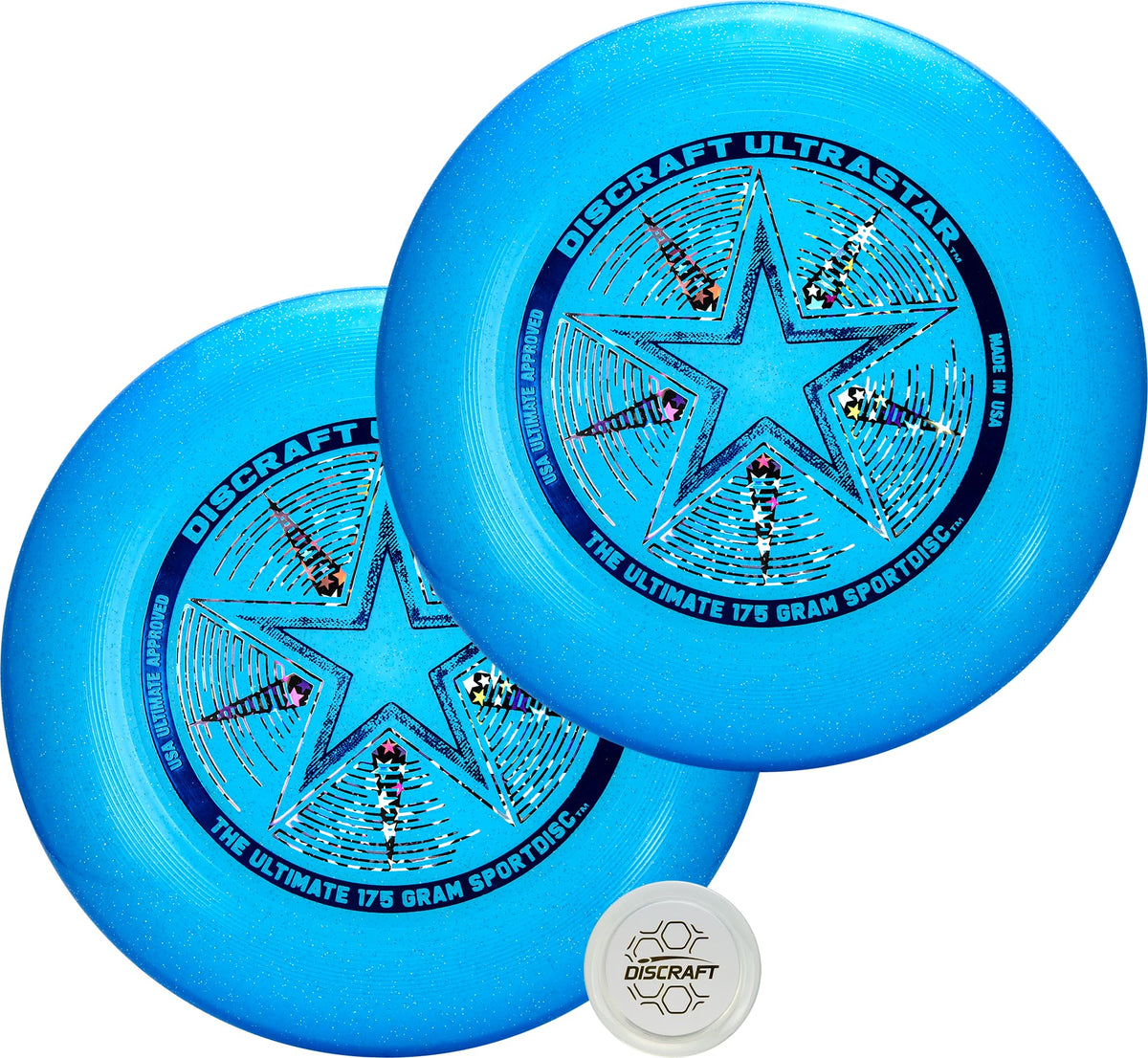 Discraft Ultrastar Ultimate Discs 1 & 2 Packs, Standard Size, for Competitive & Casual Play